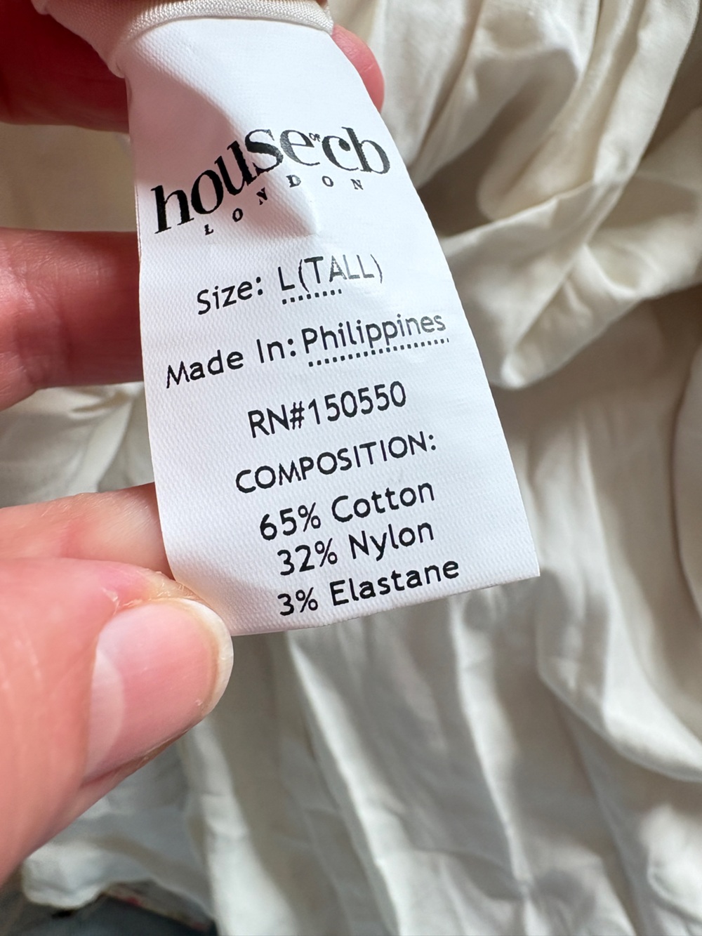 House of CB sz L-Tall Natassia Floral Cottagecore Rosebud Cotton MiniDress - Picture 14 of 15